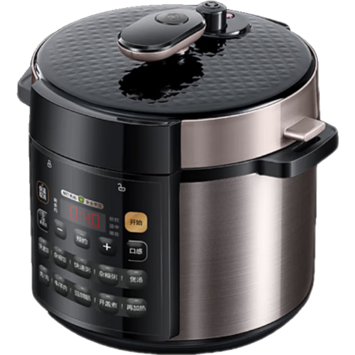 美的(midea)电压力锅 midea 美的 my-ry50q3-fs 电压力锅 5l 银黑色