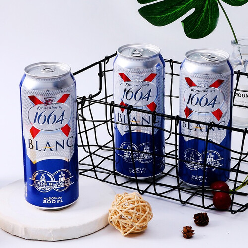 kronenbourg啤酒 kronenbourg 1664凯旋 京东1664凯旋 白啤 500ml*12