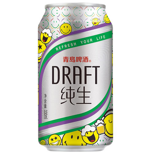 青岛啤酒纯生330ml*24听 129元(券后省20)-聚超值