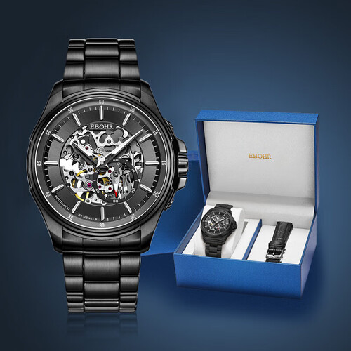 依波(ebohr)国表 ebohr 依波表 探索者系列 43毫米自动上链腕表