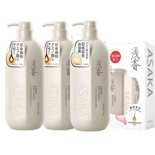 浅香(asaka)洗发水 浅香(asaka)洗发水男女士去屑控油洗发露氨基酸