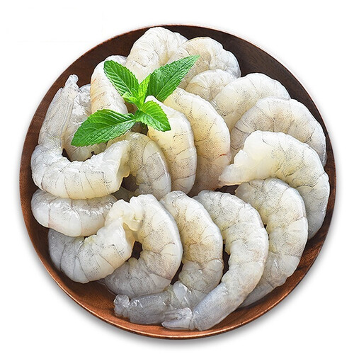 上麟记国产鲜冻翡翠生虾仁大号无冰净重1kg约112132只去虾线轻食