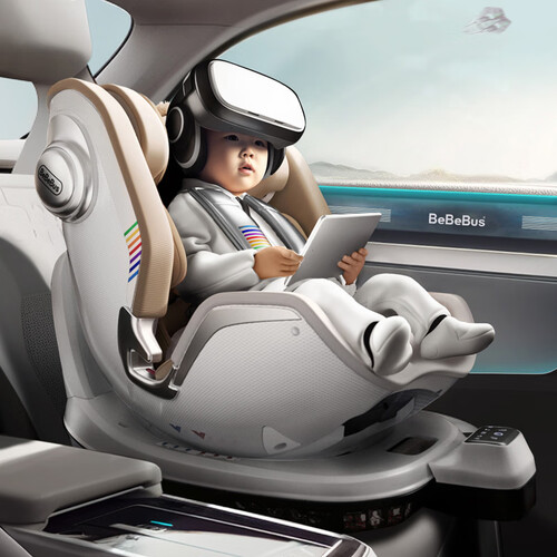 bebebus安全座椅 bebebus 天文家儿童安全座椅0-6岁360度旋转宝宝座椅