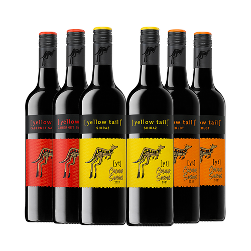 tail)葡萄酒 yellow tail 黄尾袋鼠 缤纷系列葡萄酒 进口红酒 西拉加