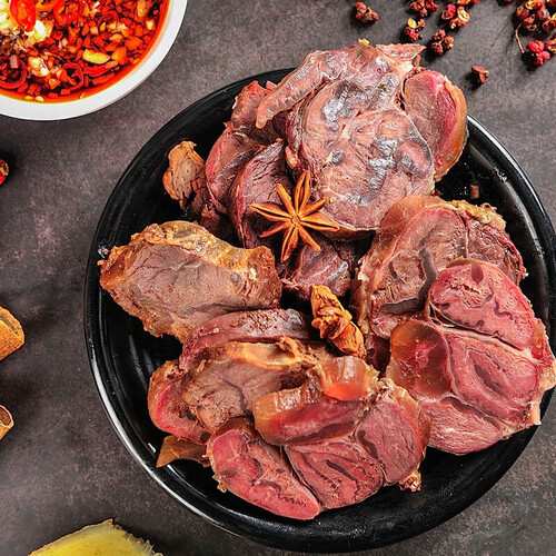 沂蒙咯嘣脆内蒙古正宗黄牛腱子肉五香卤味即食酱牛肉熟肉精品酱牛肉
