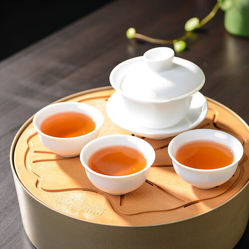 陈李济普洱熟茶柑普茶陈皮大红柑单颗装33g1罐