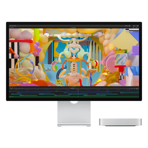 apple台式机 apple 苹果 mac mini 2023款 迷你台式机 银色(m2,16gb