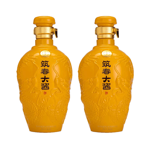 筑春白酒 筑春 大酱 黄龙瓶 53%vol 酱香型白酒 750ml*6瓶 整箱装多少
