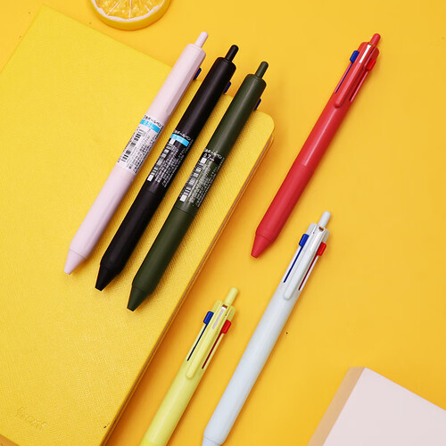 三菱uni三合一多功能圆珠笔学生用中油笔商务办公用原子笔sxe350707