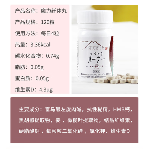 teodoro日本进口魔力抗糖丸美肤控糖左旋肉碱塑身燃烧减脂纤体排油丸