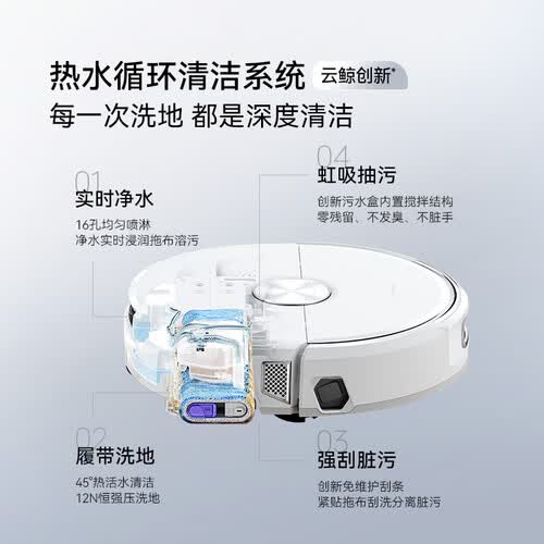 云鲸（NARWAL）扫地机器人云鲸【国家补贴】扫地机器人逍遥002 AI活水