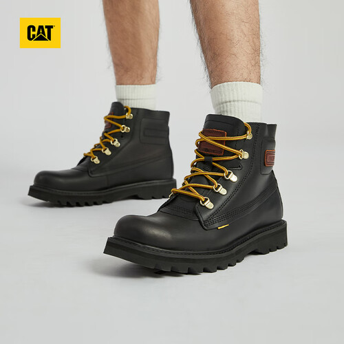 cat男靴 cat 卡特彼勒 男士短筒工装靴 p110413k3xdc 黑色 40多少钱