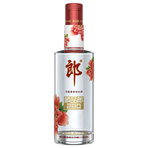 郎酒白酒 langjiu 郎酒 顺品郎280 红顺 42%vol 兼香型白酒 280ml 单