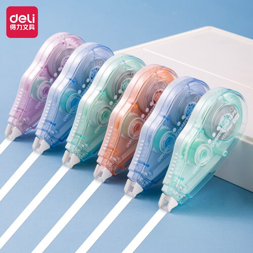 得力(deli) 修正带高颜值 大容量涂改带学生用改正错带可爱创意多功能