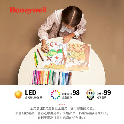 霍尼韦尔（Honeywell）台灯 Honeywell 霍尼韦尔 HWL-02D 护眼台灯 标准版多少钱-聚超值