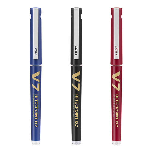 百乐(pilot)笔类 pilot 百乐 bxc-v7 拔帽中性笔 黑色 0.