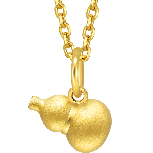 周生生黄金足金文化小品葫芦吊坠男女款不含链92039p计价0.