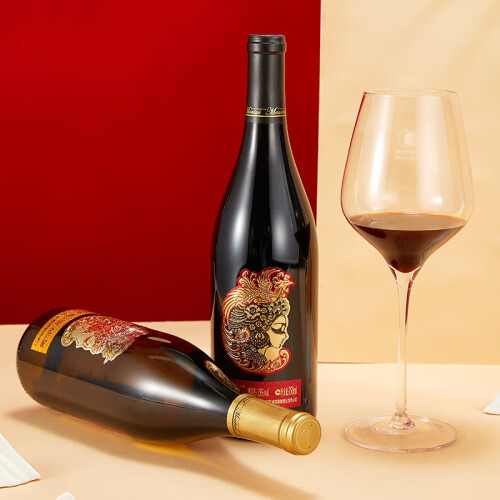 茅台moutai红酒国粹珍藏级干白干红葡萄酒礼盒装750ml2瓶
