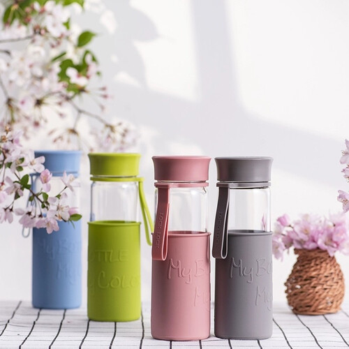 乐扣乐扣(lock&lock)玻璃杯 lock&lock 乐扣乐扣 玻璃水杯 耐热格拉斯