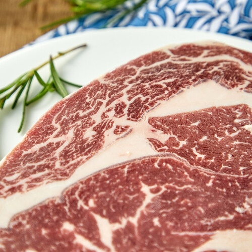 天谱乐食俄罗斯育肥250天黑安格斯眼肉原切牛排250g肋眼厚切西餐生鲜