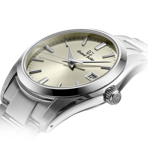 冠蓝狮grandseikogs官方日本原装抗磁防水经典石英男表香槟盘sbgx263g