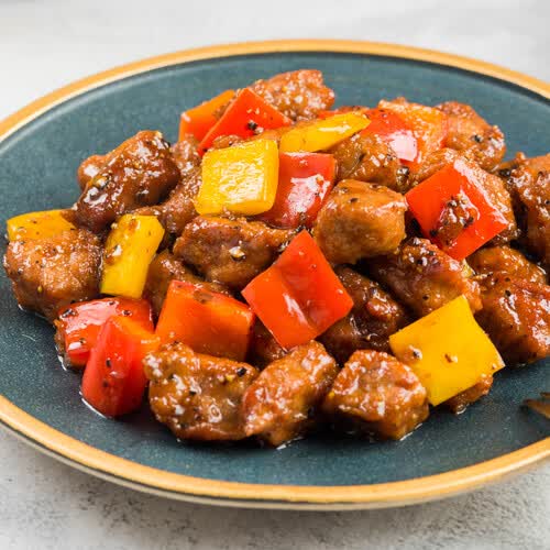福成鲜到家 黑椒牛肉粒250g 方便菜加热菜肴(早餐午餐晚餐夜宵)半成品