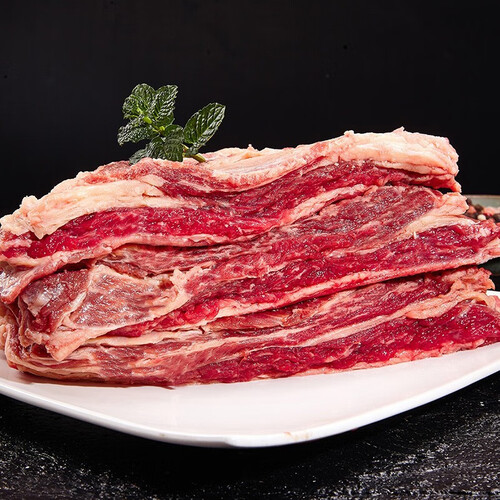 闸满鲜 生鲜原切牛腩 精选牛腩肉火锅烧烤食材含80%瘦肉 牛腩1斤 69.