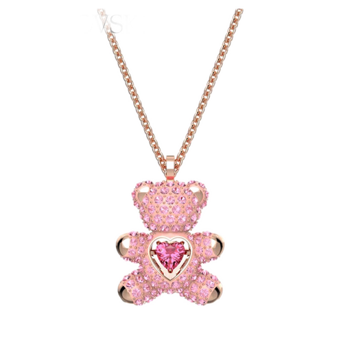 施华洛世奇 teddy 项链女 泰迪熊造型 粉红色 5642976 1450元(每满300