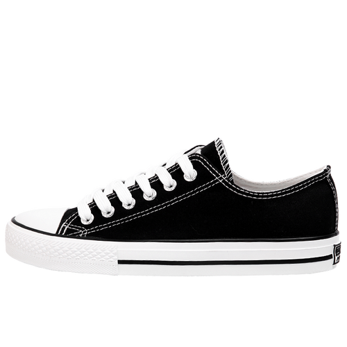 运动帆布鞋 warrior 回力 中性低帮帆布鞋 hl391t 黑色