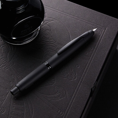 百乐(pilot)钢笔 pilot 百乐 capless黑武士系列 fc-1800r 钢笔 黑色