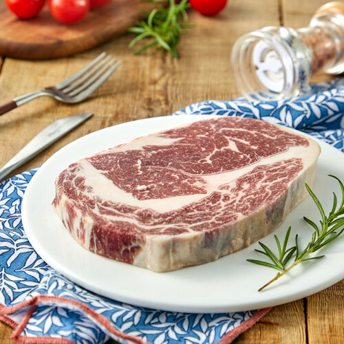 天谱乐食俄罗斯育肥250天黑安格斯眼肉原切牛排250g肋眼厚切西餐生鲜