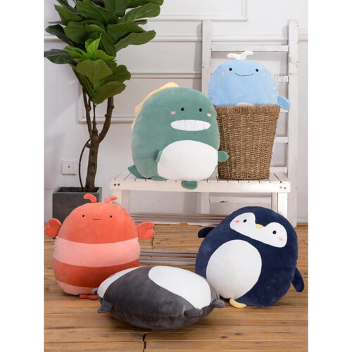 达克鸭抱枕办公室靠垫沙发客厅靠背垫靠枕床椅子汽车桃乐西恐龙大约42