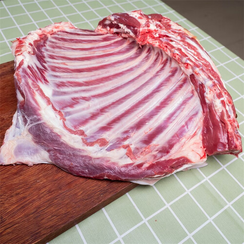 云鲜美 生鲜冷冻国产羔羊排骨羊肉新鲜精修羊排烧烤火锅食材 羔羊排