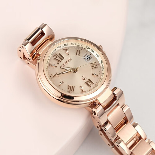 西铁城(citizen)日韩表 citizen 西铁城 xc系列 28毫米光动能电波腕表