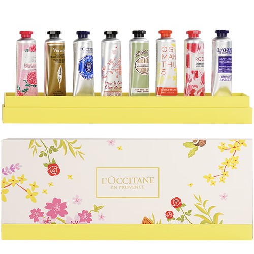 欧舒丹loccitane护手霜套装礼盒30ml8补水保湿滋润手霜送礼囤货皆宜