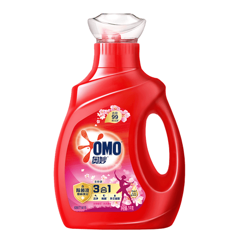 奥妙全自动樱花洗衣液1kg持久留香护衣含金纺浓缩天然酵素