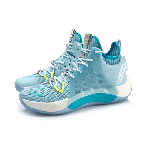 李宁篮球鞋 li-ning 李宁 音速6 男子篮球鞋 aban021-6 白黑 42多少钱