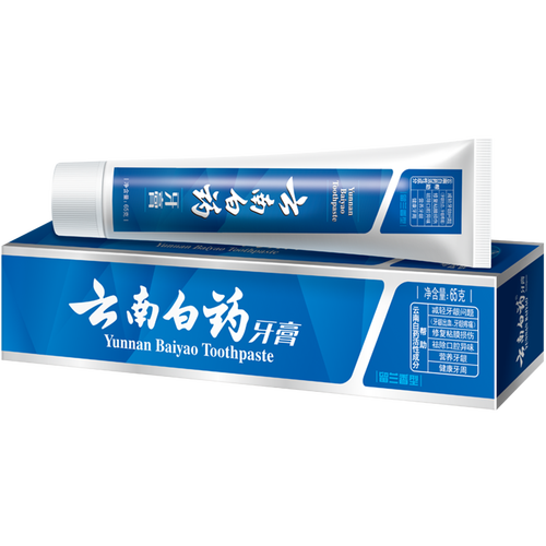 云南白药牙膏 缓解牙龈问题 健齿护龈 清新口气 留兰香型65g 14元(月
