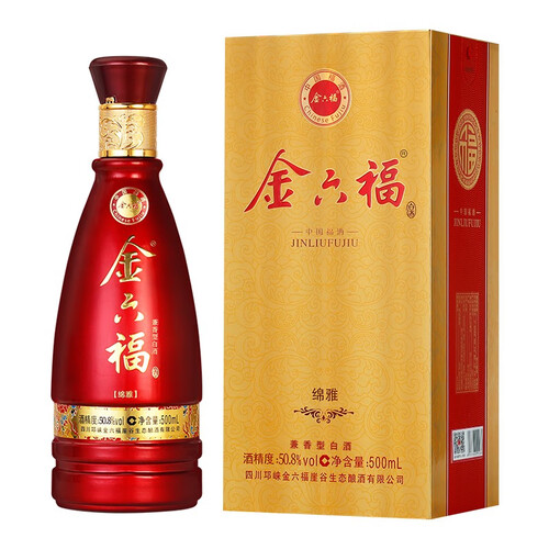 金六福白酒 金六福 绵雅8 42%vol 浓香型白酒 500ml多少钱-聚超值
