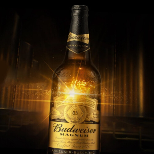 高麦芽度精酿 美式拉格 啤酒百威黑金 600ml*12瓶 百威黑金600ml*12瓶