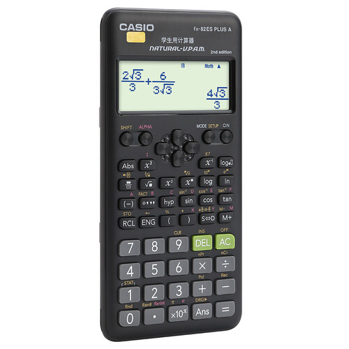 卡西欧(casio) fx-82es plus a - 2 函数科学计算器 智黑 fx-82es