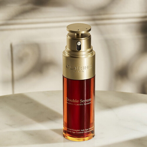 娇韵诗clarins纤颜紧致淡化细纹法国进口送礼礼物送女友双萃精华50ml