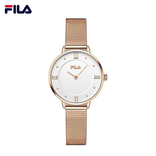 斐乐(fila)手表女送女友送女生米兰尼斯不锈钢表带时尚石英学生手表