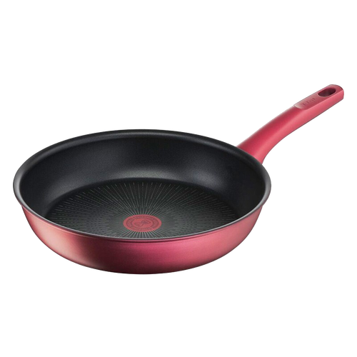 特福tefal不粘锅炒菜锅平底锅28煎锅电磁炉燃气灶通用红钻系列