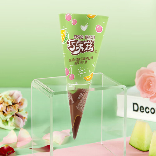 伊利巧乐兹哈密瓜玫瑰车厘子味脆筒冰淇淋73g6支盒雪糕冰激凌冷饮