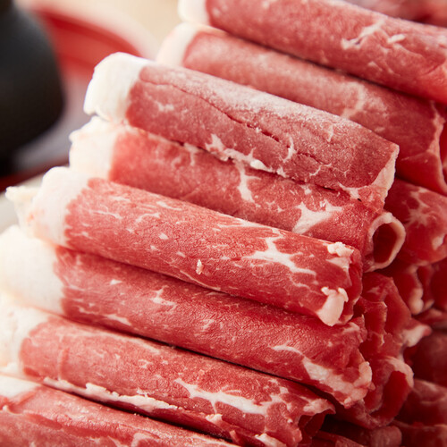 天谱乐食谷饲原切牛肉卷/肉片200g*2盒 肥牛卷牛肉 火锅烧烤食材生鲜