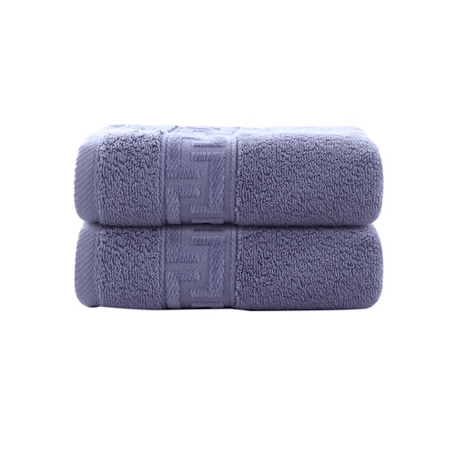 京东京造138g新疆阿瓦提长绒棉毛巾加大加厚国标a类抗菌138g蓝色