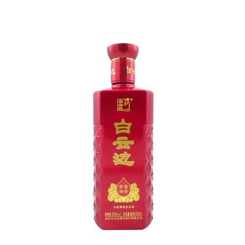 中秋送礼白云边富贵吉祥酒浓酱兼香型白酒45度500ml6瓶整箱装