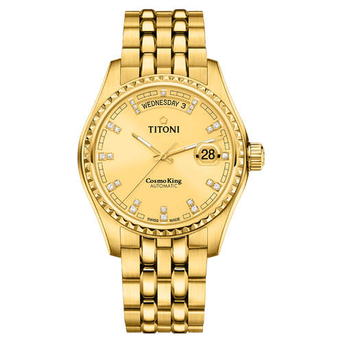 123456梅花(titoni)瑞士手表男士自动机械表原装进口礼物 宇宙系列