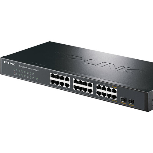 tp-link 普联 tl-sg1226p 24口千兆poe交换机 (2千兆光纤口)多少钱-聚